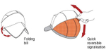 Кепка Hillman Autumn Reversible Cap (двухсторонняя) (005-Wings3D5)