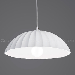 Подвесной светильник Cloyd ATTICA P1 / Ø35 см - белый (арт.12349)