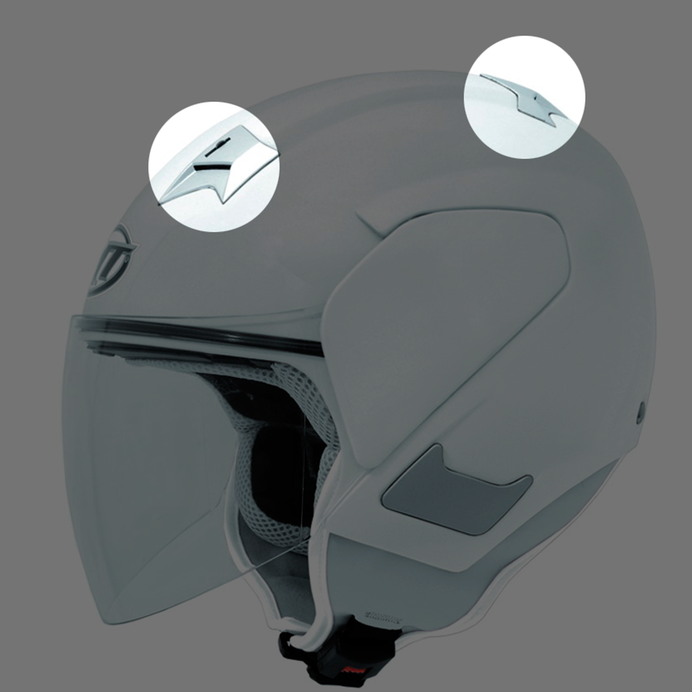 Воздухозаборники верхние для шлема MT City Seven (100163)