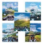 Тетрадь 12 л. BRAUBERG, линия, обложка картон, "ПУТЕШЕСТВИЕ", 106473, 5шт