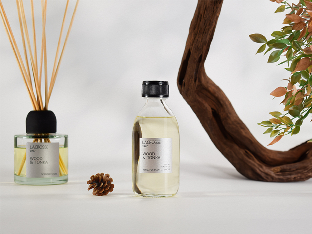 Наполнитель для диффузора lacrosse, wood&tonka, 250 мл