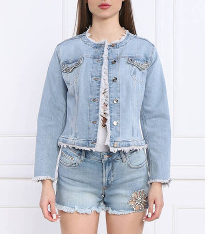 Джинсовая куртка Liu Jo - голубой(UA3095 D4789)