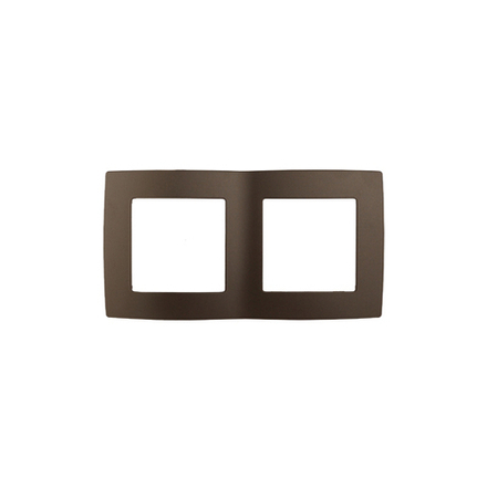 12-5002-13 ЭРА Рамка на 2 поста, Эра12, бронза