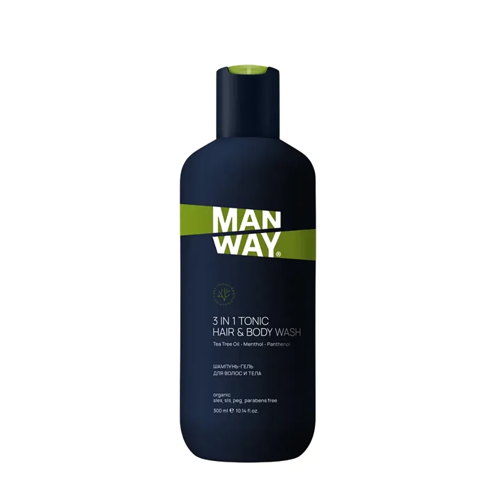 MAN WAY Шампуь-гель для волос и тела, 300мл