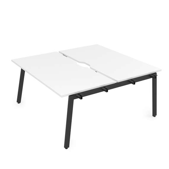 10БДНВ.264 Стол системы БЕНЧ, сдвоенный, на 2 рабочих места - начальный (1600*1235*750)