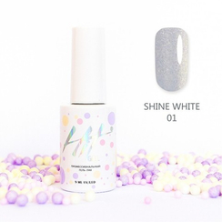 Гель-лак ТМ "HIT gel" №01 Shine White, 9 мл