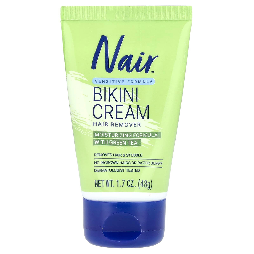 Nair, крем для депиляции зоны бикини, для чувствительной кожи, 48 г (1,7 унции)