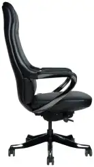 Кресло офисное Titanium черная кожа