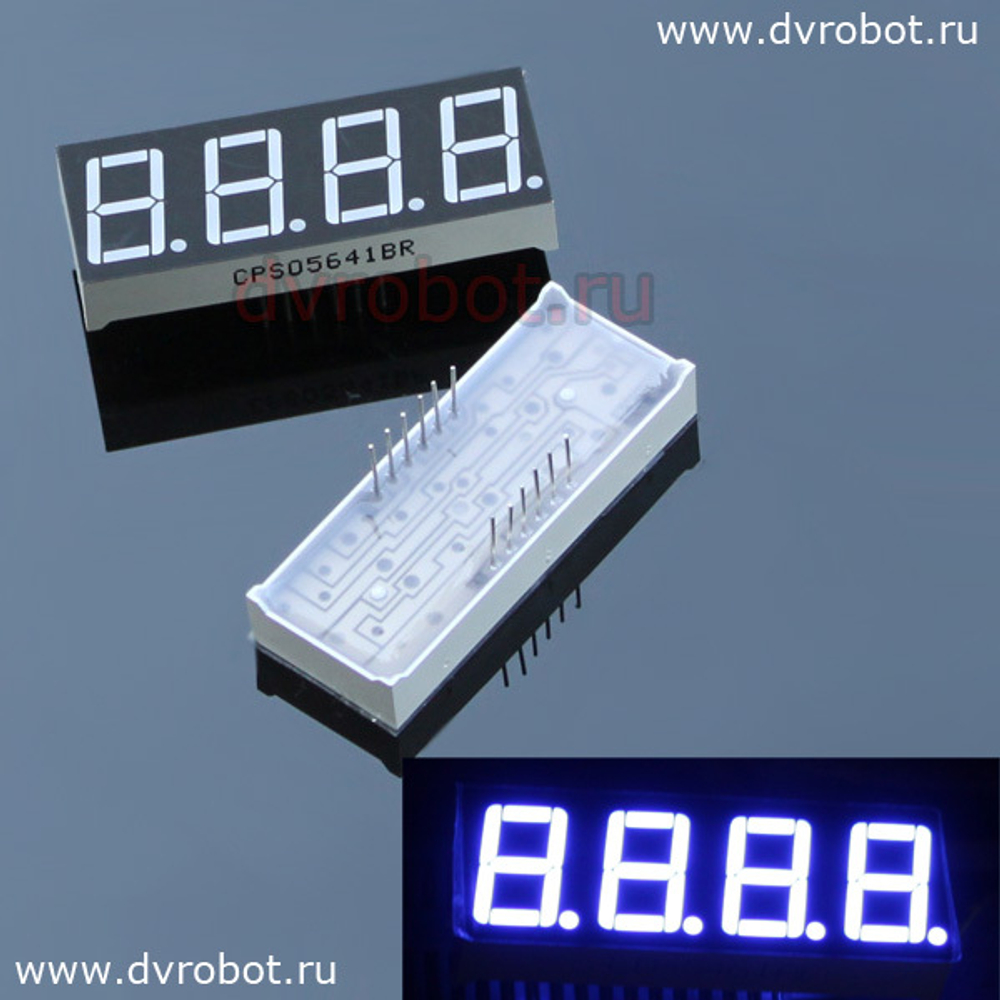 LED четырех числовой-С
