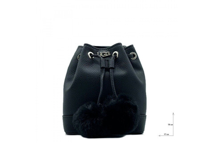 UGG Aaliyah Bucket Crossbody Pom Black