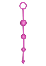 Лиловая анальная цепочка FUNKY BUTT BEADS