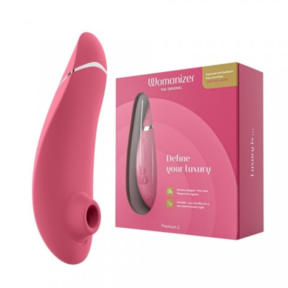 Бесконтактный клиторальный стимулятор Womanizer Premium 2 розовый