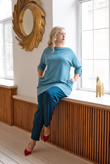 Трикотажная туника 1441Л