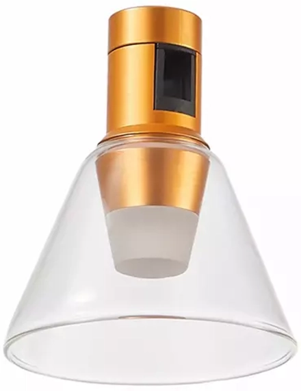 ST814.206.03 Магнитный трековый светильник FARM Золотистый LED 1*3W 3000K 89Lm Ra90 120 IP20 D90xH102 24V