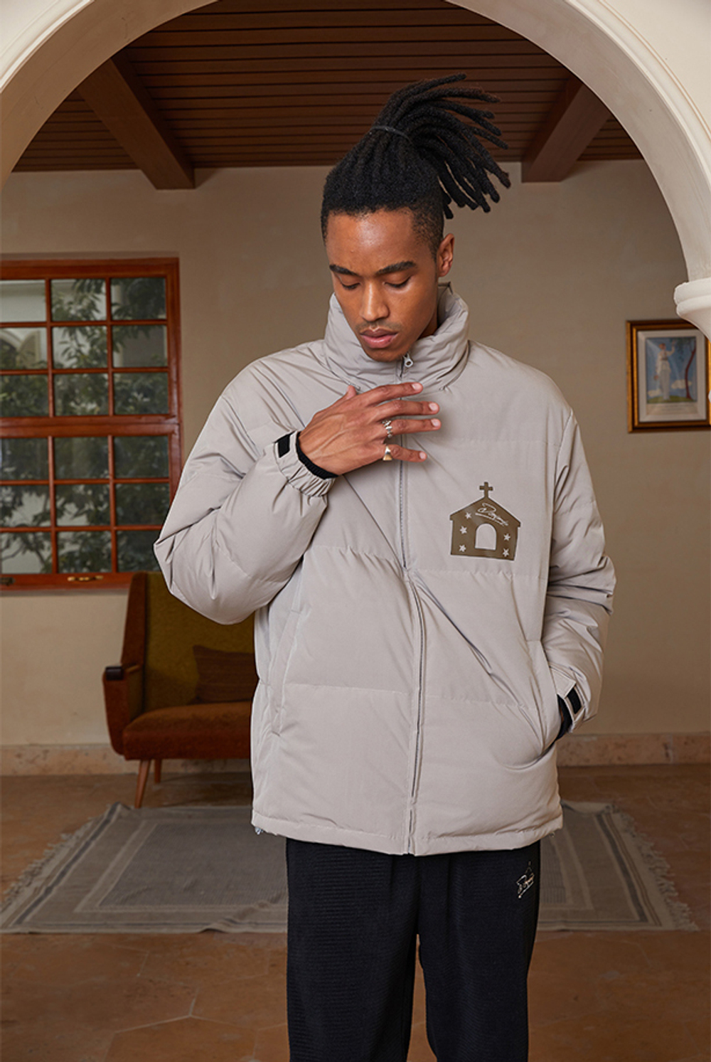 Пуховик DONSMOKE "Church Logo" Down Jacket