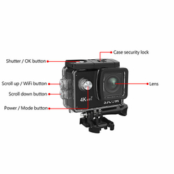 Экшн-камера SJCAM SJ4000 Air, 12МП, 900 мА·ч, черный