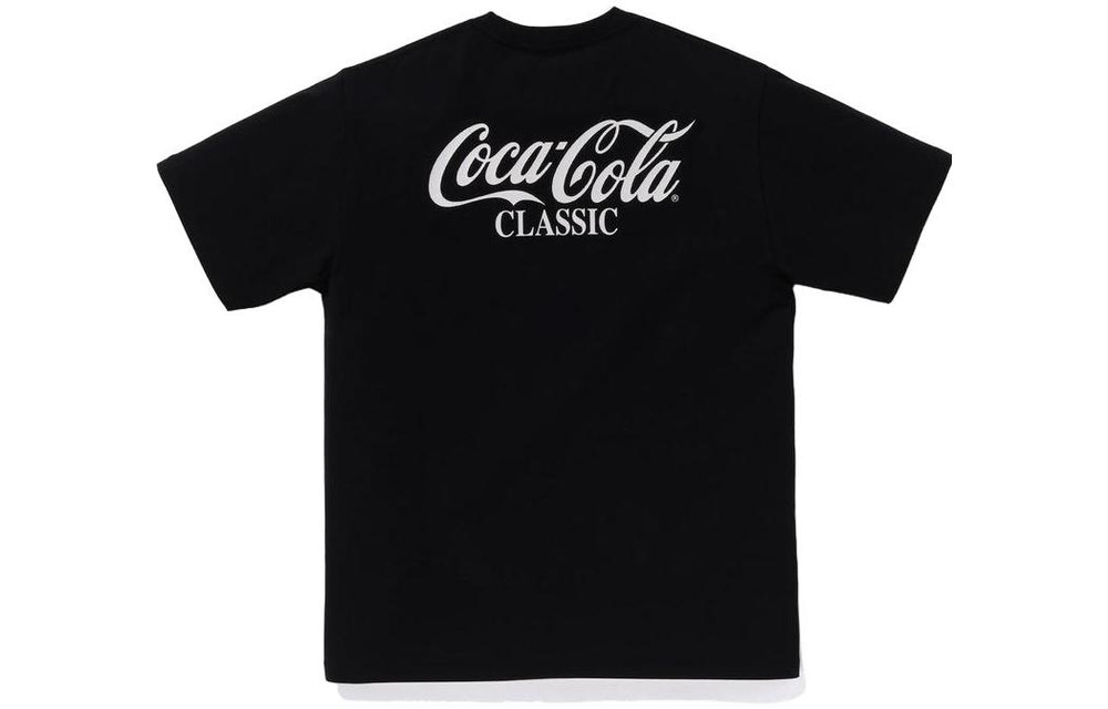 A Bathing Ape X Coca Cola Ape Head Tee черный
