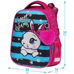 Ранец Berlingo Expert Max Little bunny 37х28х16см, 2 отд., с анатомической спинкой