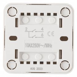 Выключатель двухклавишный Arte Milano 310 310.30-2.white