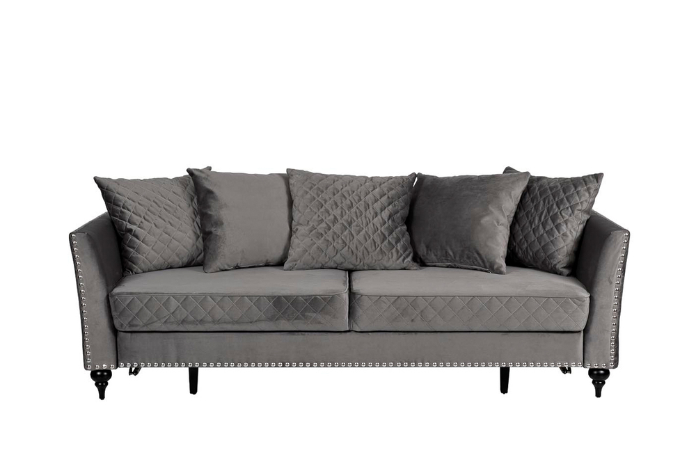 Диван трехместный Garda Decor Н-Йорк серый SORRENTO-230M-2K-СЕРЫЙ-Н-Йорк112