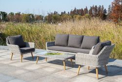 "Прованс" столик журнальный из ротанга, цвет бежевый