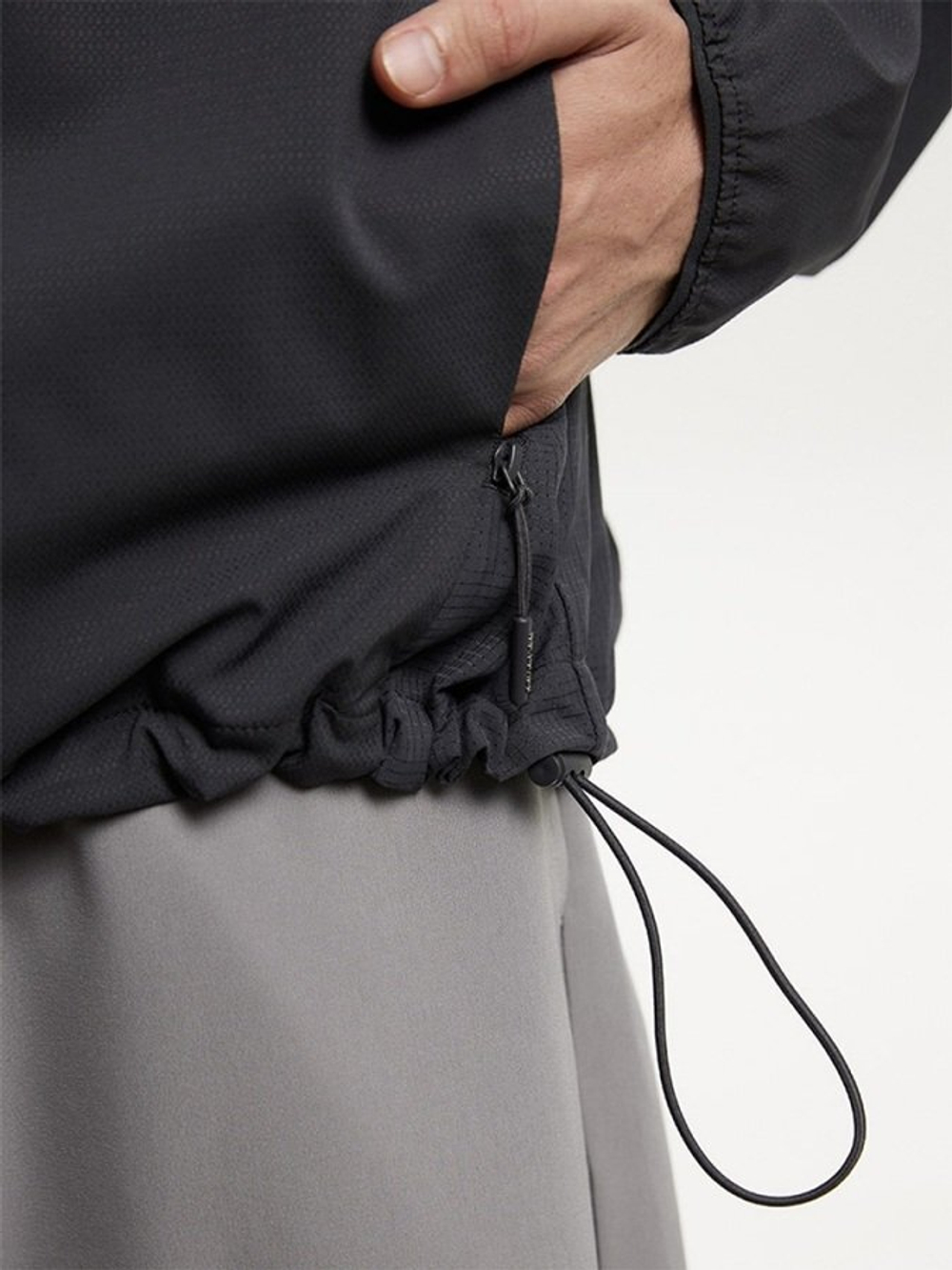 ОДЕЖДА ДЛЯ ТЕННИСА Мужская, Кофта с рукавом SEVENSIX JACKIE JACKET MEN DARK GREY .