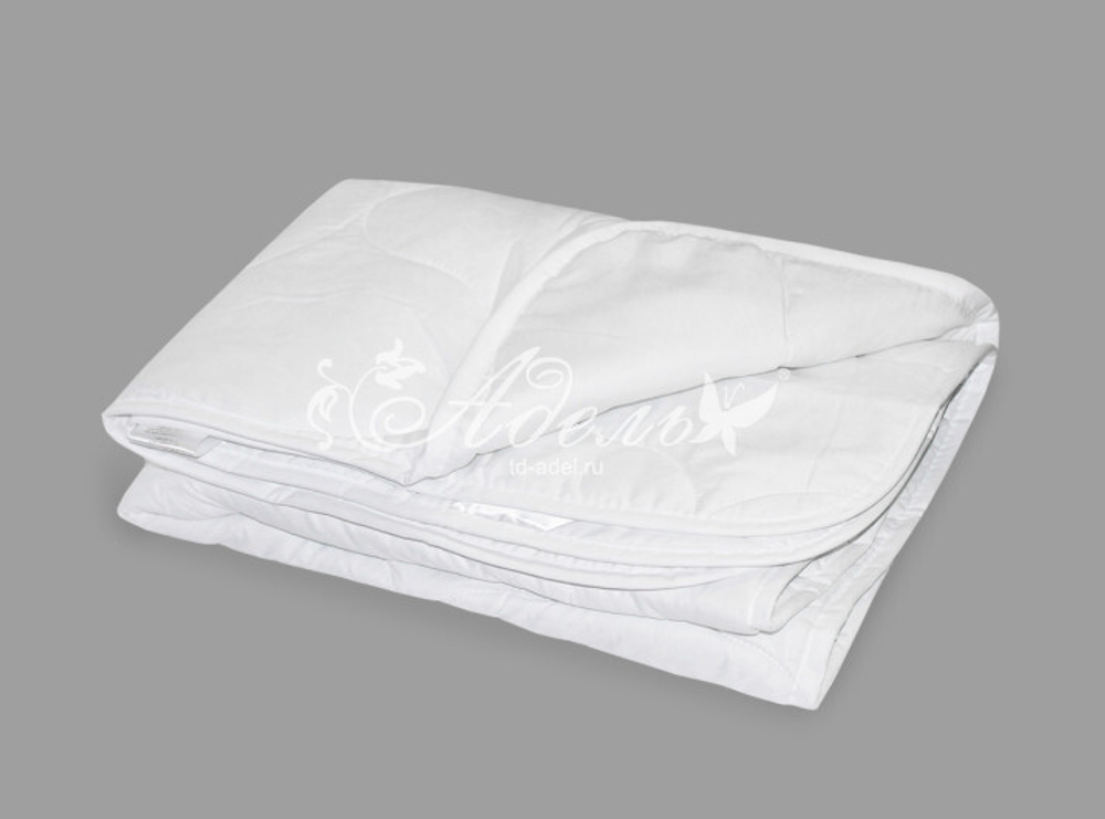 Одеяло "Бамбук" всесезон. микрофибра(бел) 105*140 лента, сумка (плотность300г/м2)