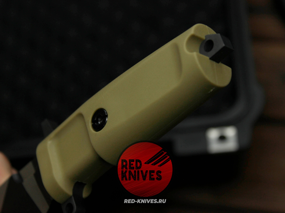 Нож Extrema Ratio Fulcrum C P/S А+++ V.2026 - пустынная рукоять, черный камо клинок