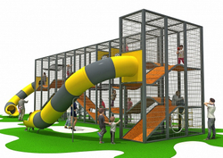 Игровой комплекс ЛАЗАЛИЯ ОРАНЖ угловой