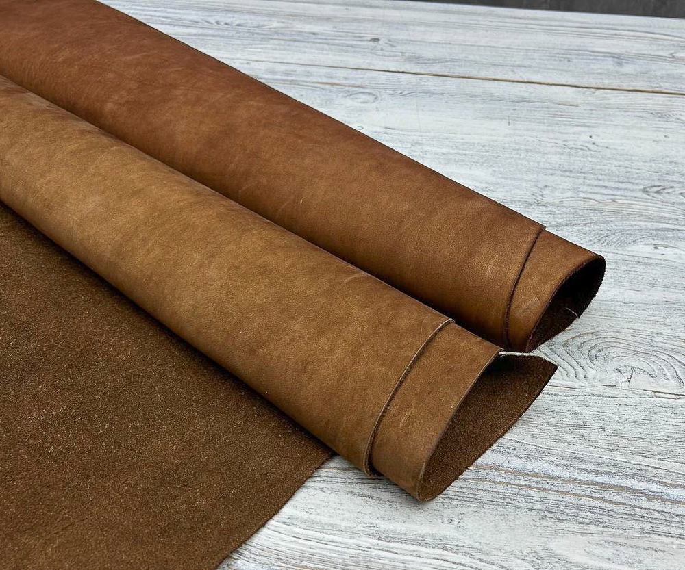 Лот Ecopell Brown Mix (1,4-1,6-2,2 мм), натуральная кожа