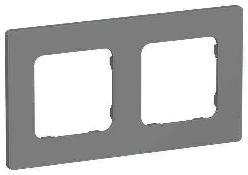 FLITE Рамка 2-местная РУ-2-К-ФлМА мокрый асфальт IEK