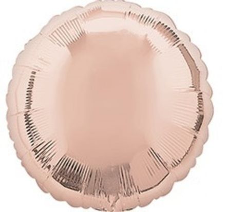 Круг 46 см "Розовое золото металлик"