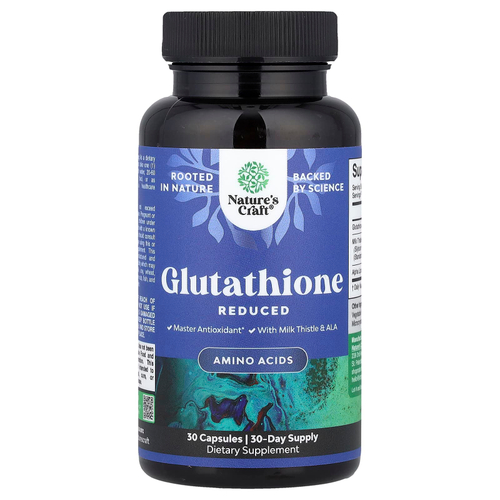 Nature's Craft, глутатион, улучшенный комплекс, 30 капсул