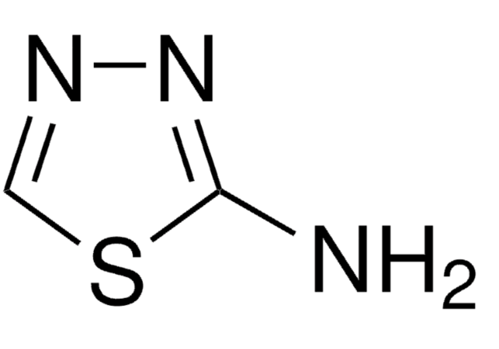 2-амино-1,3,4-тиадиазол - формула