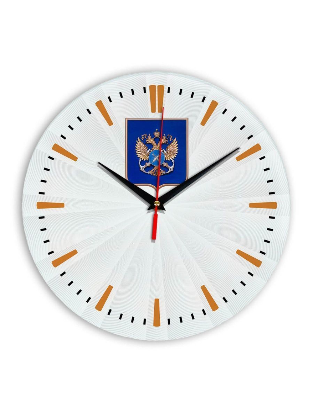 Настенные часы "герб Росрыболовства 02 43"