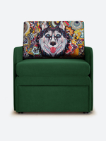 Кресло-кровать "Миник" с подлокотниками, купон Хаски