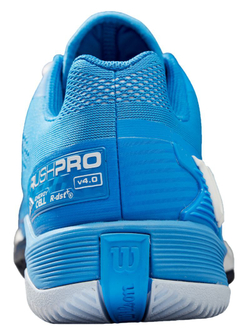 Мужские кроссовки теннисные Wilson Rush Pro 4.0 - french blue/white/navy blazer