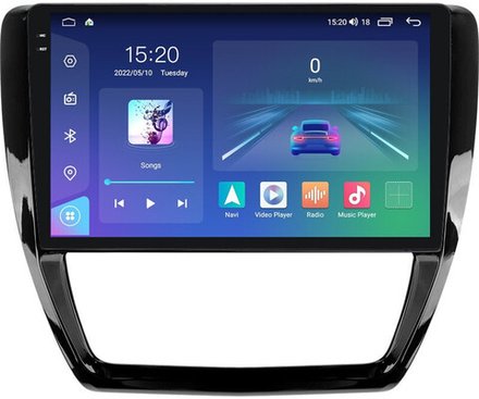 Магнитола Volkswagen Jetta 6 2011-2018 - Parafar PF905U2K Android 11, QLED+2K, ТОП процессор, 8Гб+128Гб, CarPlay, SIM-слот