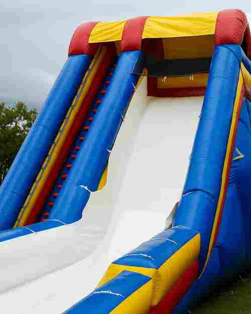 Надувная водная горка с бассейном «Улетные спуски»,15*4,5*6 м