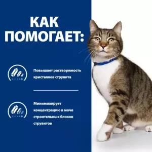 Ветеринарный сухой корм для кошек Hill`s Prescription Diet s/d, для растворения струвитов, с курицей