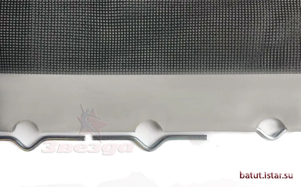 Коммерческая батутная сетка - Нейлон в ПВХ - развлекательного уровня - адаптеры