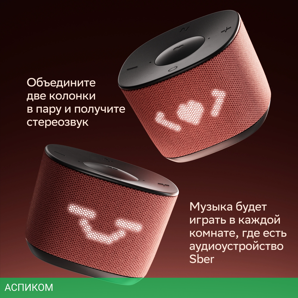 Умная колонка Sber Boom Home серый (SBDV-00171G)