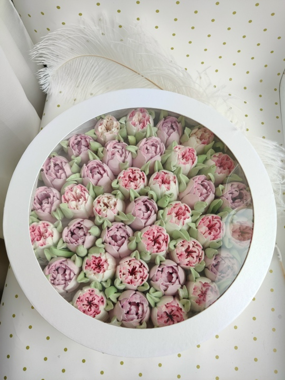 Коробка "Тюльпаны" 30 см