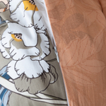 Комплект постельного белья Люкс Сатин 100% хлопок на резинке AR326