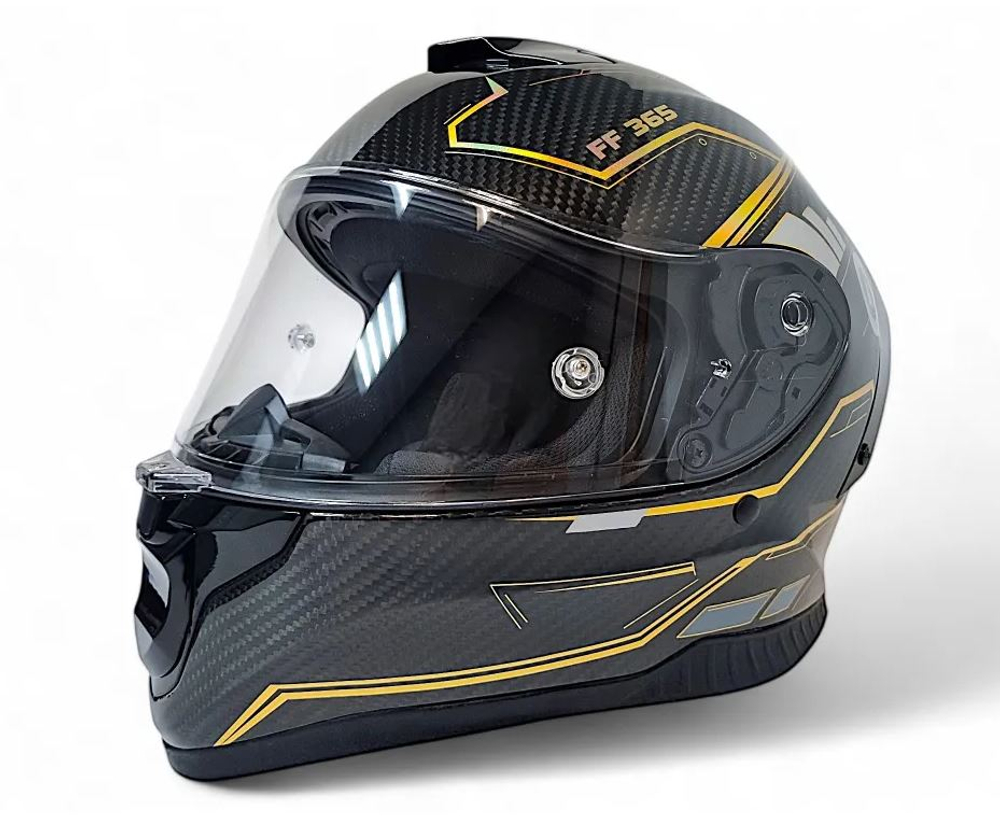 Шлем AiM RH365 Carbon KAIQI GOLDEN