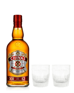 Chivas Regal 12 Y.O. 0,7 л. + 2 Glass