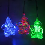 Гирлянда для дома 5,0 м 20 ламп LED с насадками ДЕД МОРОЗ, прозрач.пров., авторежим.,IP-20 RG/RB (возможность соединения)