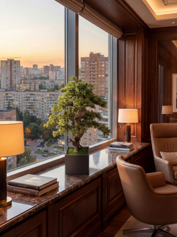 Бонсай Кедр 65см в кашпо Лофт Нео