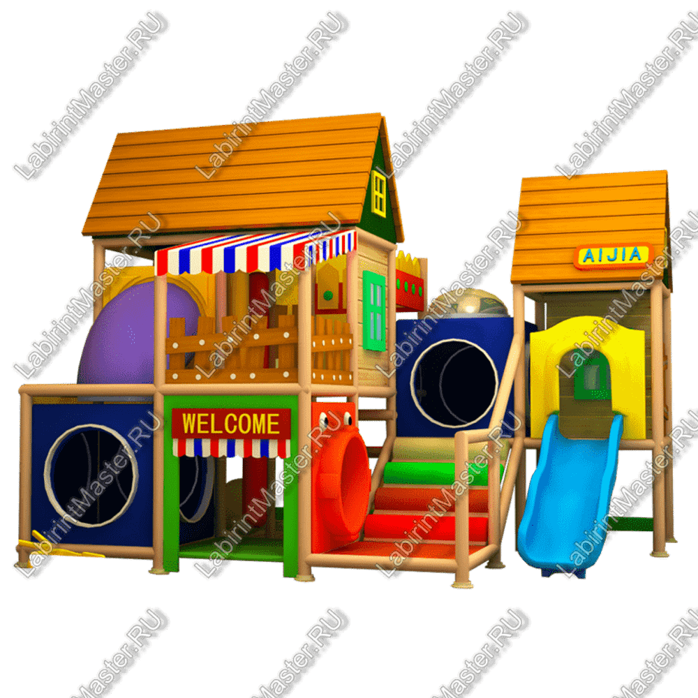 Детский игровой лабиринт «Городок мечты»