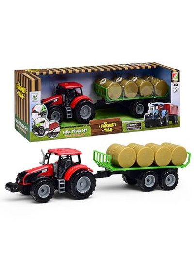 Игрушка Трактор Ферма цвет красный (550-8J-1)